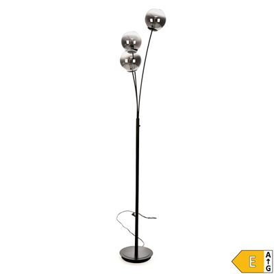 LUMIDA Looks LED-Stehleuchte 3 Glas-Lampenschirme warmweiß Höhe 185cm