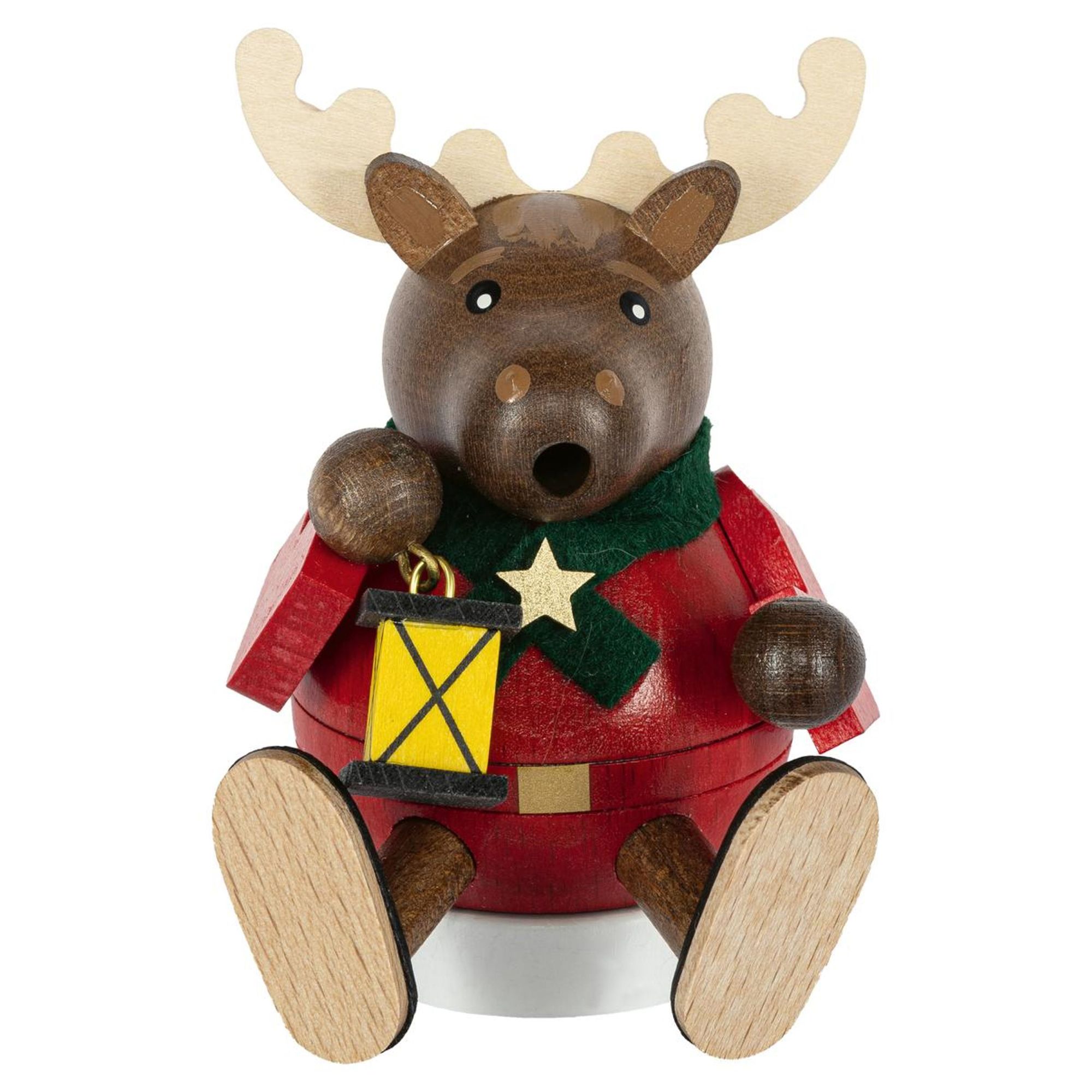 GLÄSSER SEIFFEN Mini-Räuchermännchen Kugelform inkl. Räucherkerzen Höhe 9cm