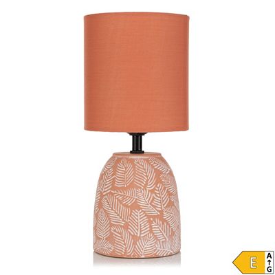 LUMIDA Looks LED-Tischleuchte Keramiksockel Stoffschirm Höhe 28cm, Ø 13cm