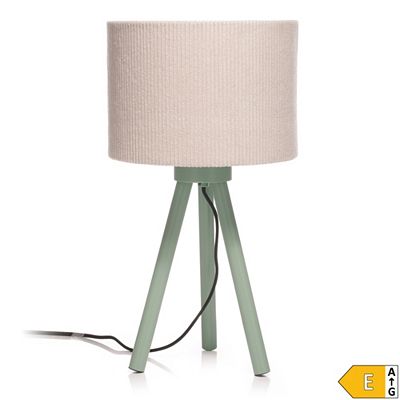 LUMIDA Looks LED-Tischleuchte Cord-Lampenschirm Tripod-Fuß Höhe 45cm, Ø 25cm