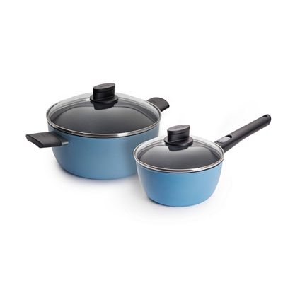 Thumbnail - WOLL® ECOLOUR Topf-Set, 2 tlg. Ø18 & 24cm, PFAS frei Made in Germany