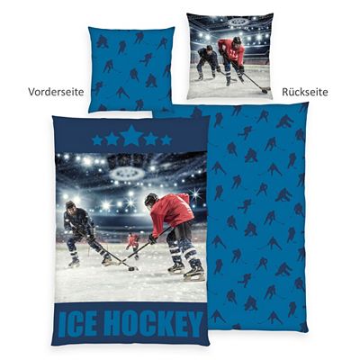 Young Collection Wendebettwäsche Eishockey Baumwoll Renforcé Einzelbett, 2tlg.