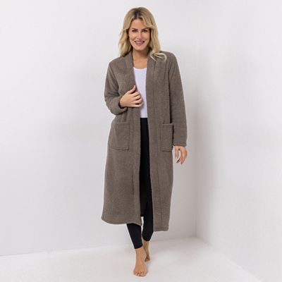 COZEE HOME Lounge Cardigan uni MF Fluffy Bouclé extra lang