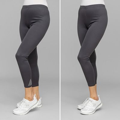 Thumbnail - B-Ware JERYMOOD HOMEWEAR 2 Leggings Mikrofaser, 1x basic 1x Strassdekoration
