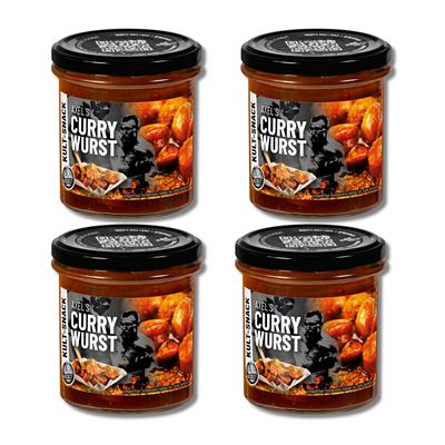 AXELs Currywurst 4 Gläser à 250g exklusiv bei QVC Inhalt 1.000g