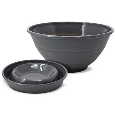 COOLINATO Schüssel Platin Silikon faltbar Größenauswahl