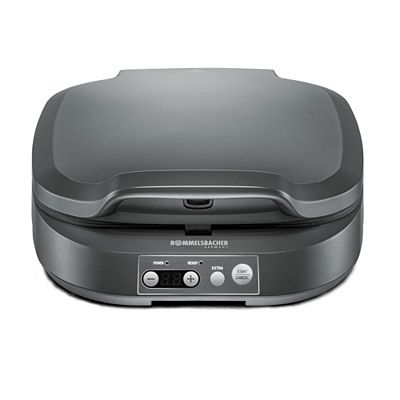 ROMMELSBACHER Sandwich Maker SAM für 4XL-Sandwiches Antihaftbeschichtung LED-Display