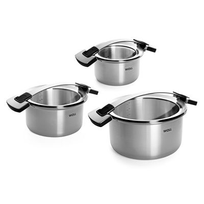 Thumbnail - WOLL® Concept Pro Topf-Set 3tlg. Ø 16, 20 & 24cm mit Deckeln