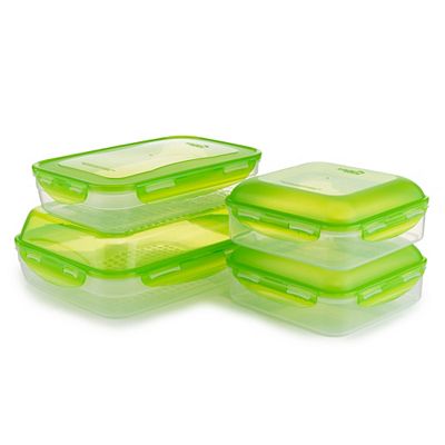 LocknLock 4 Frischhaltedosen zum Marinieren 1,7L-3,2L Gesamtvolumen 9L