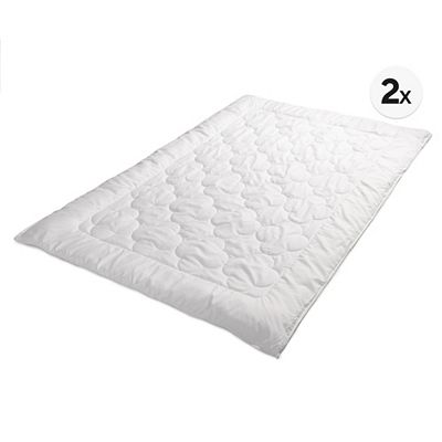 POLYSOFT 2 Sommerdecken extra leicht Wolkensteppung Größenauswahl