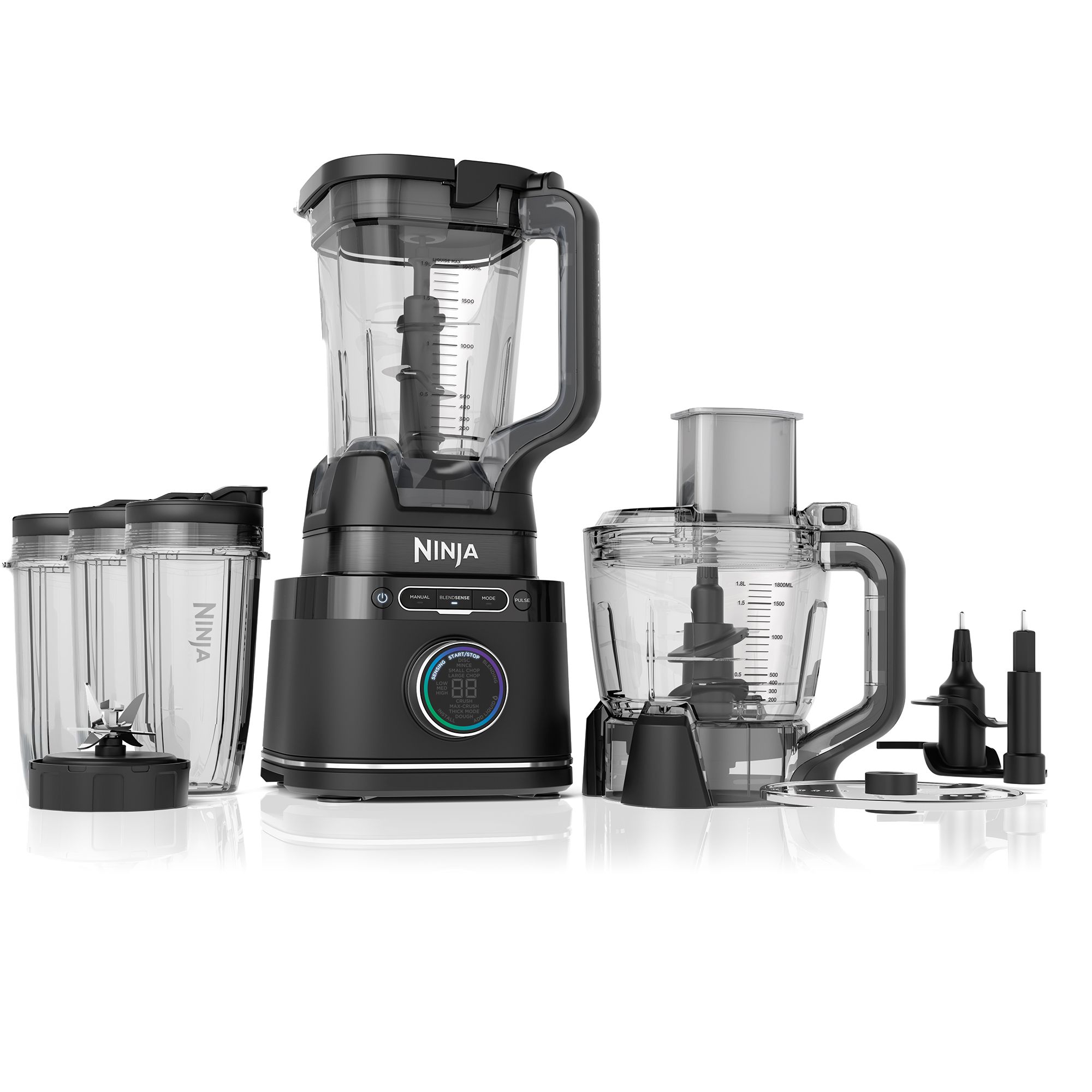 Thumbnail - NINJA® TB401EU Detect Power Pro 3-in-1 Standmixer Smoothie Maker Küchenmaschine