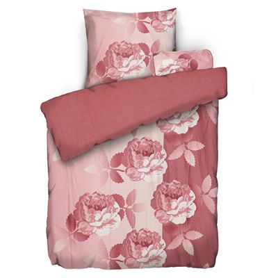 Thumbnail - WINTERENGEL Wendebettwäsche Rosen Nackenrollenbezug Mikrofaser Flanell Einzelbett, 3tlg.