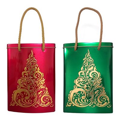 CHURCHILL'S CONFECTIONERY Weihnachtliche Geschenktüten mit Keksen, Inhalt 450g