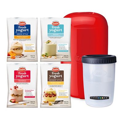EASIYO Starterset Joghurtmaker inkl. 4 Beutel Joghurtpulver