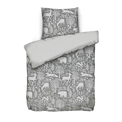 NICKYMOOD Wendebettwäsche Tiermotive Mikrofaser Nicky Einzelbett, 2tlg.