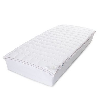 GOLDWOLKE Topper - Höhe 8cm Memory-Schaum inkl. Unterbett neue Füllung