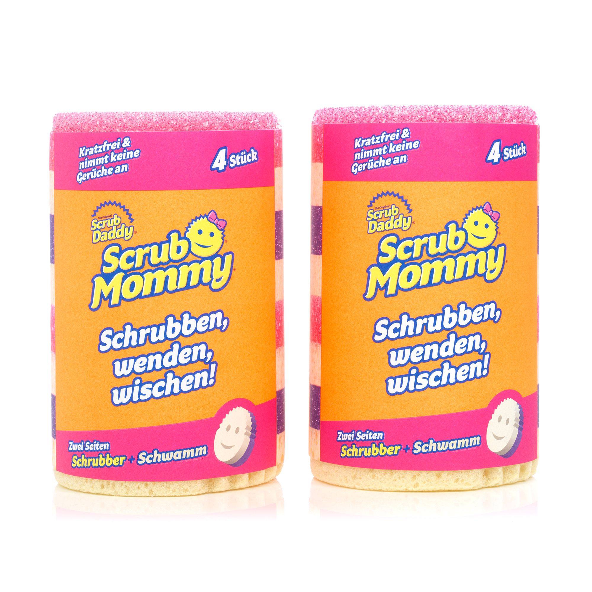 SCRUB MOMMY® Universalschwamm 2SeitenFunktion Made in Germany 8tlg