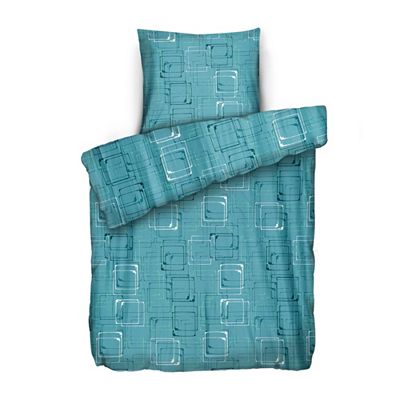 WINTERENGEL Bettwäsche Rechtecke Mikrofaser Flanell Einzelbett, 2tlg.