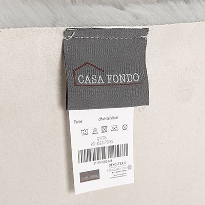 Casa Fondo Teppich Polyacryl Fell Mehrfarbig Seidig Glanzend