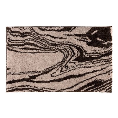 Thumbnail - BADIZIO Softdry Badvorleger Marmor-Design MF Kuschelplüsch waschbar, ca. 50x80cm