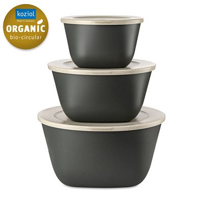 KOZIOL Frischhaltedosen-Set STOCKHOLM CONNECT BOX 1l-4l, 3tlg.