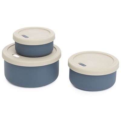 Thumbnail - COOK'S ESSENTIALS Lunchbox Set aus Silikon 3 tlg. Set mit Deckel 300ml, 700ml, 1300ml