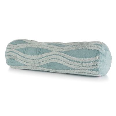 BADIZIO Classic XXL-Nackenrolle Welle Hoch-/Tief-Jacquard gefüllt, ca. 23x70cm