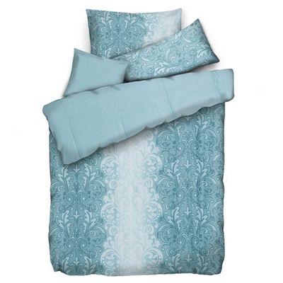 WINTERENGEL Wendebettwäsche Reihe von Ornamenten Mikrofaser Flanell Einzelbett, 4tlg.