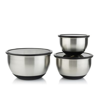 Thumbnail - COOK'S ESSENTIALS Schüssel-Set mit Deckel integrierte Messskala 1,25l, 2,5l, 4,5l