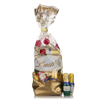 Thumbnail - LINDT Edle Fläschen mit Alkohol, 5 Sorten exklusiv bei QVC Inhalt 553g, 25 Stück