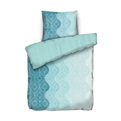 MONT CHALET Light Wendebettwäsche Grafik MF Sommer-Chinchilla Einzelbett, 2tlg.