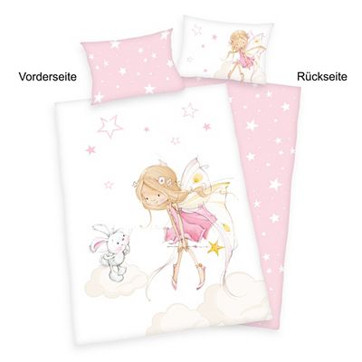 Thumbnail - Young Collection Wendebettwäsche kleine Fee Baumwoll Renforcé Einzelbett, 2tlg.
