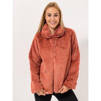 Thumbnail - MONT CHALET Damen-Jacke Fellimitat Mikrofaser Hakenverschluss