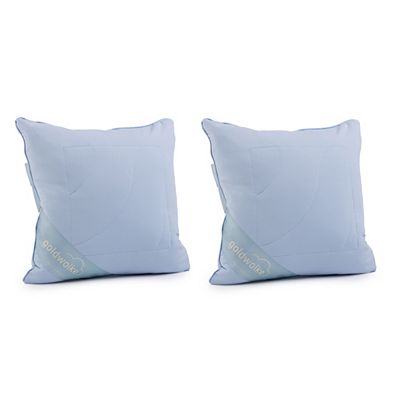 GOLDWOLKE 2 Kissenhüllen kühlende Faser f.Allergiker geeignet