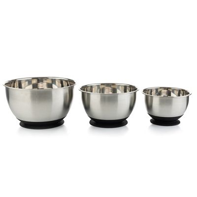 Thumbnail - COOK'S ESSENTIALS Schüssel-Set integrierte Messskala saugfähige Unterseite 1,25l, 2,5l, 4,5l