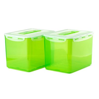 LocknLock 2 Aufbewahrungsdosen luft- & aromadicht inkl. Tragegriff je 12L Volumen