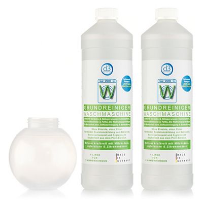 d3 protect® Waschmaschinen- Grundreiniger extrem kraftvoll 2x 1l