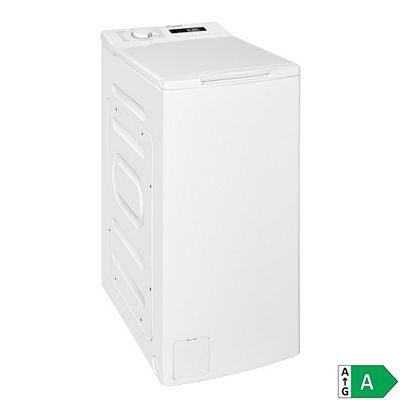 Thumbnail - EXQUISIT Toplader 7,5kg, EEK A 1200U/min, digitale Restlaufanzeige LTO1207-030A