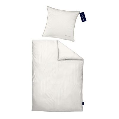 DANIEL HECHTER Bettwäsche Längsstreifen Baumwoll Satin Einzelbett, 2tlg.