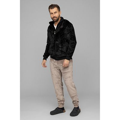 B-Ware MONT CHALET uni Herren-Hausanzug Mikrofaser Chinchilla 2tlg.