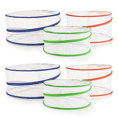 Faltbare Pop-Up Lebensmittel Abdeckhauben verschiedene Größen 6tlg.