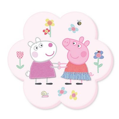 Peppa Pig™ Deko-Konturenkissen Wolke waschbar ca. 35x35cm