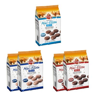 Thumbnail - WICKLEIN Mini Elisen Lebkuchen Bruch, 5 Beutel 3 versch. Sorten Inhalt 1.500g
