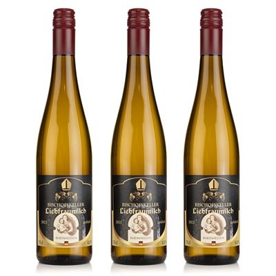 Thumbnail - BISCHOFSKELLER Liebfraumilch 2023 Weißwein Cuvée Rheinhessen, lieblich Inhalt 3x 0,75l