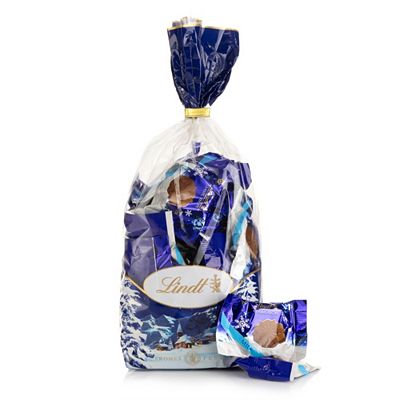 Thumbnail - LINDT Snowflakes im Weihnachtsbeutel exklusiv bei QVC 45 Stück, Inhalt 448g