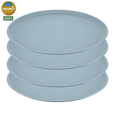 KOZIOL Große Teller-Set CONNECT PLATE Ø 25,5cm, 4tlg.