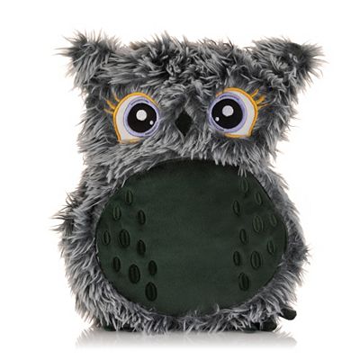 MONT CHALET Wärmflasche Kuschel-Eule Hochflor-Fellimitat ca. 30x39cm, 2L