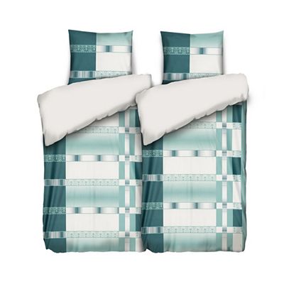 WINTERENGEL Wendebettwäsche Mustermix Mikrofaser Flanell Doppelbett, 4tlg.