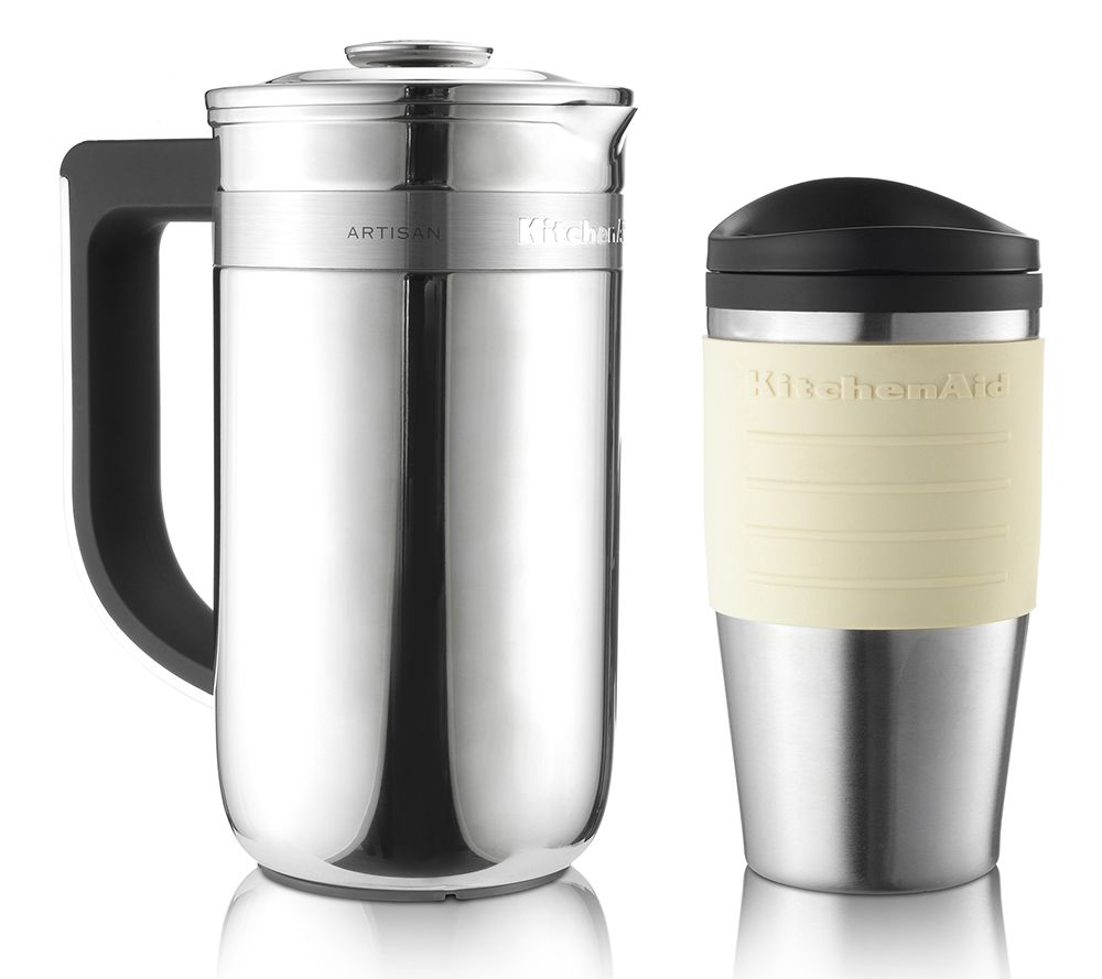 KITCHENAID® Artisan Pressstempelkanne inkl. Thermobecher mit Waage