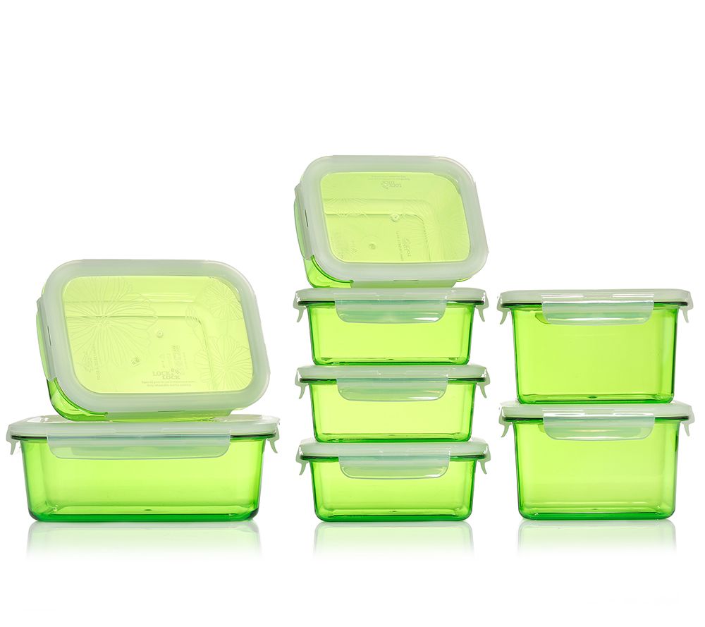 LOCK&LOCK TRITAN Frischhaltedosen 460ml1,2l 8 Dosen QVC.de